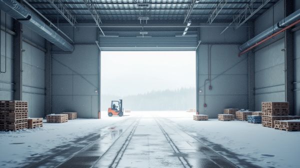 Chauffer un entrepot de 5 000 m2 en plein hiver : les solutions reellement mobilisables