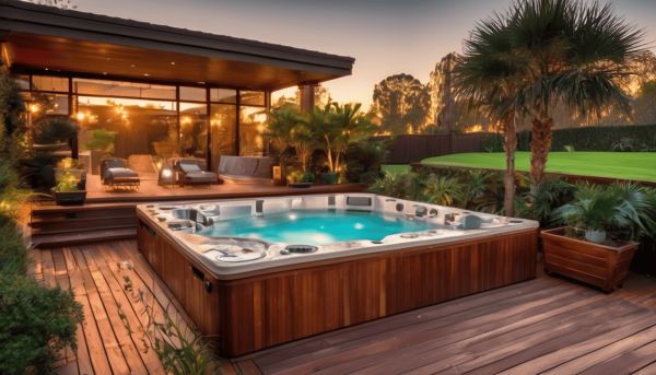 Profitez pleinement de votre extérieur avec un spa jacuzzi adapté à votre jardin