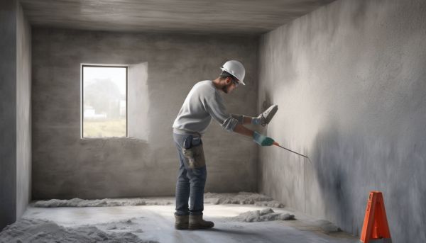 Rendre un mur en béton prêt avec un enduit ciment efficace