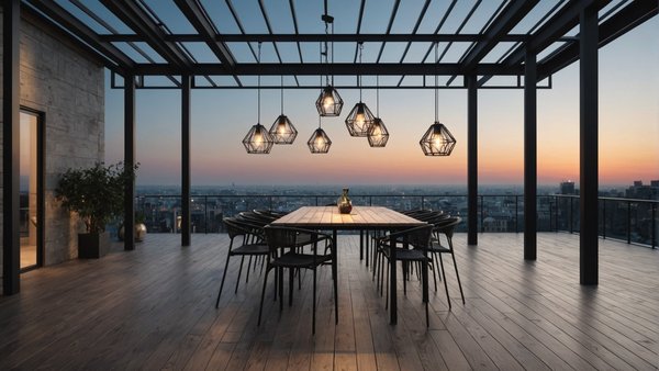 Terrasse suspendue métallique : extension élégante et résistante